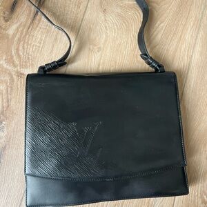 LOUIS VUITTON Delph Opera Noir Black Shoulder Bag *Repainted